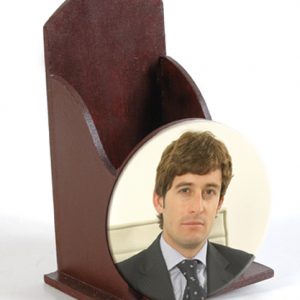 Porta celular Marrón