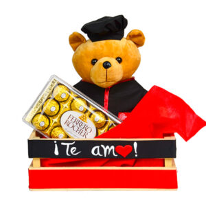 Oso chef con chocolate