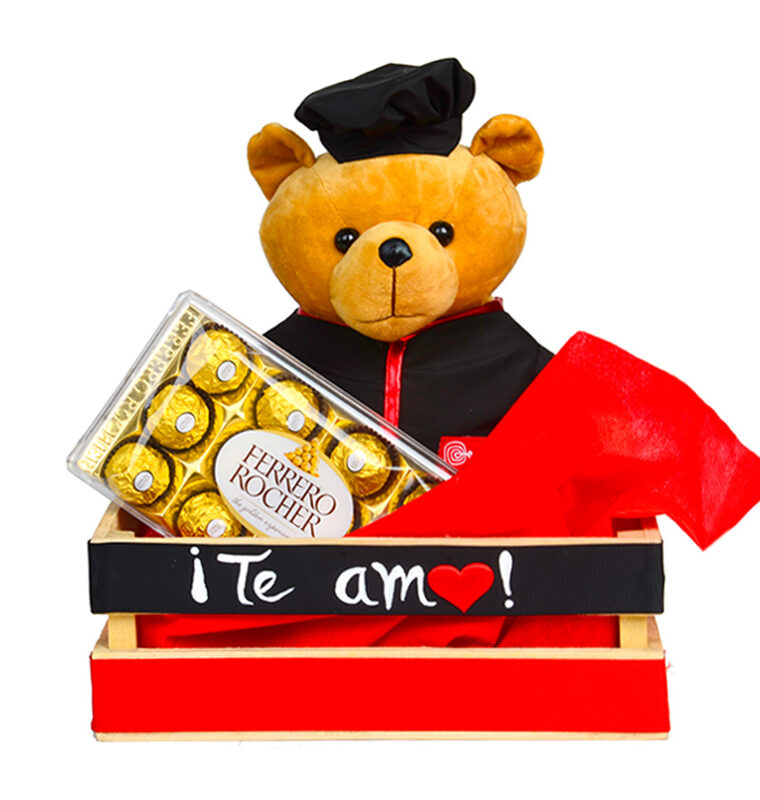 Oso chef con chocolate