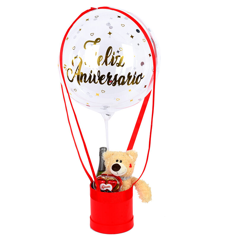 Oso con globo personalizado